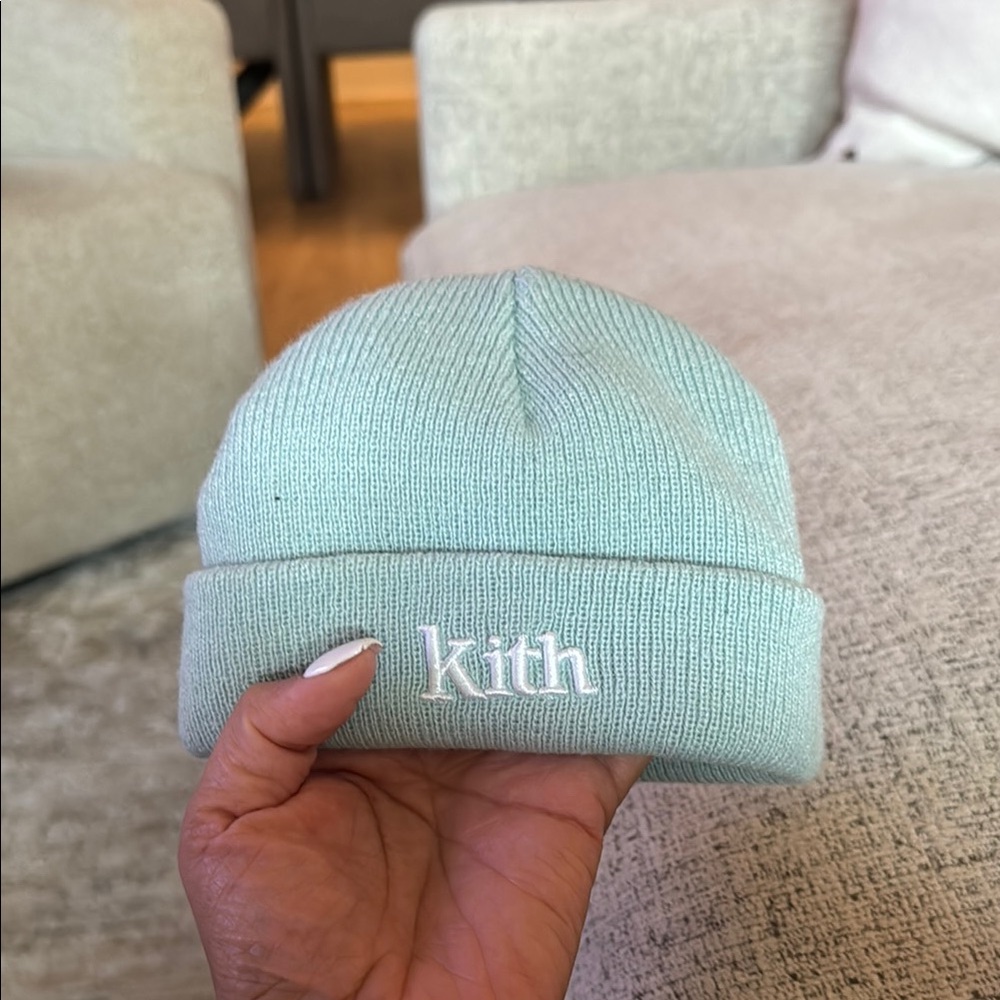 Kith infant blue Knit Beanie Hat